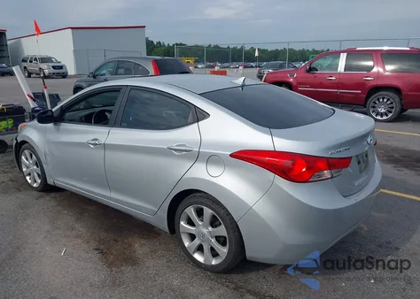 2012 Hyundai Elantra Gls/Limited z USA, uszkodzony, nr VIN 5NPDH4AE5CH100730
